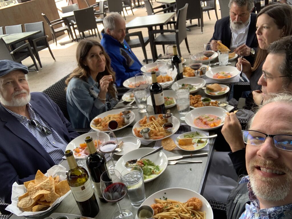 Tappers lunch with Roy Williams